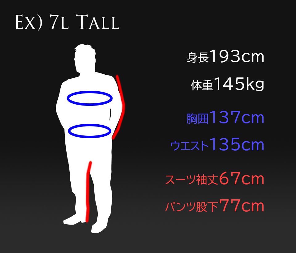 大きいサイズ5L exsample